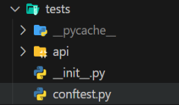 Estructura de los tests